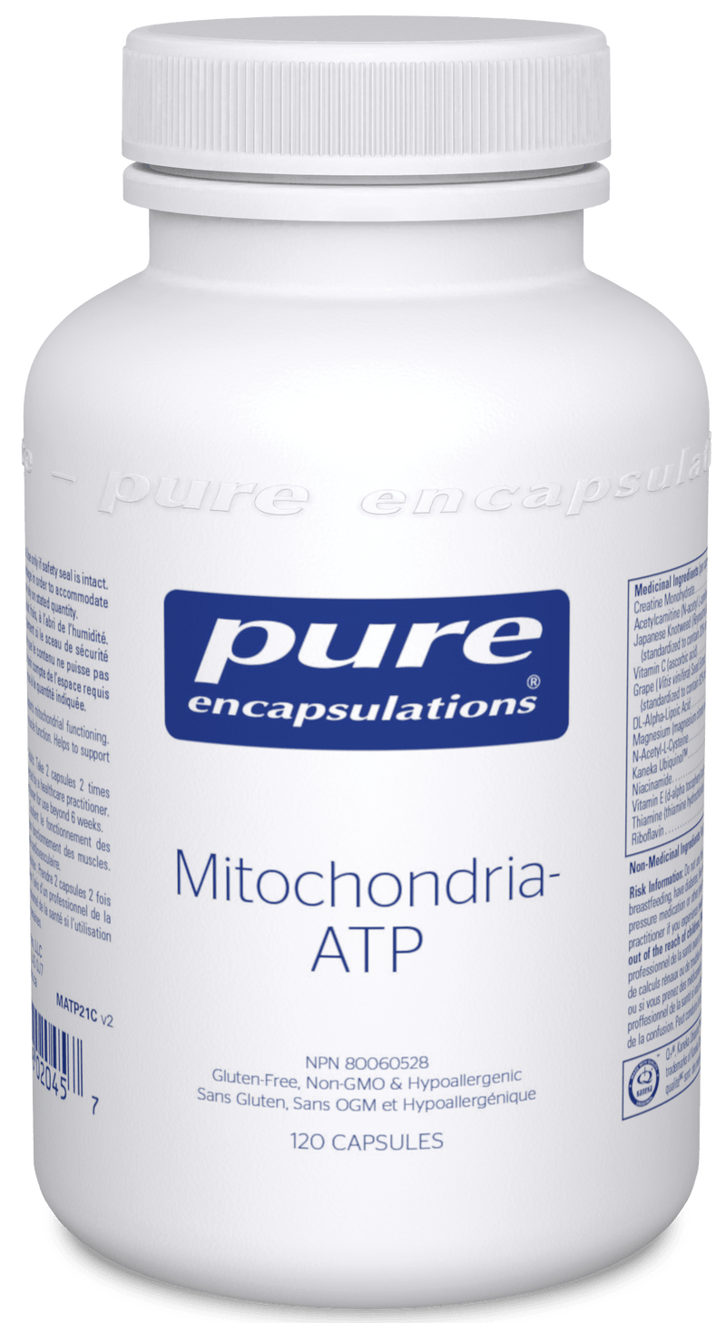 Pure Encapsulations Mitochondria-ATP 120 Capsules - Five Natural
