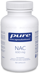 Pure Encapsulations NAC 600mg 180 Capsules - Five Natural