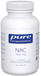 Pure Encapsulations NAC 600mg 180 Capsules - Five Natural