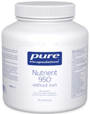 Pure Encapsulations Nutrient 950® without Iron 180 Capsules - Five Natural