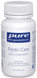 Pure Encapsulations Peptic Care (Zinc-L-Carnosine) 60 Capsules - Five Natural