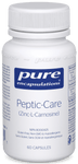 Pure Encapsulations Peptic Care (Zinc-L-Carnosine) 60 Capsules - Five Natural