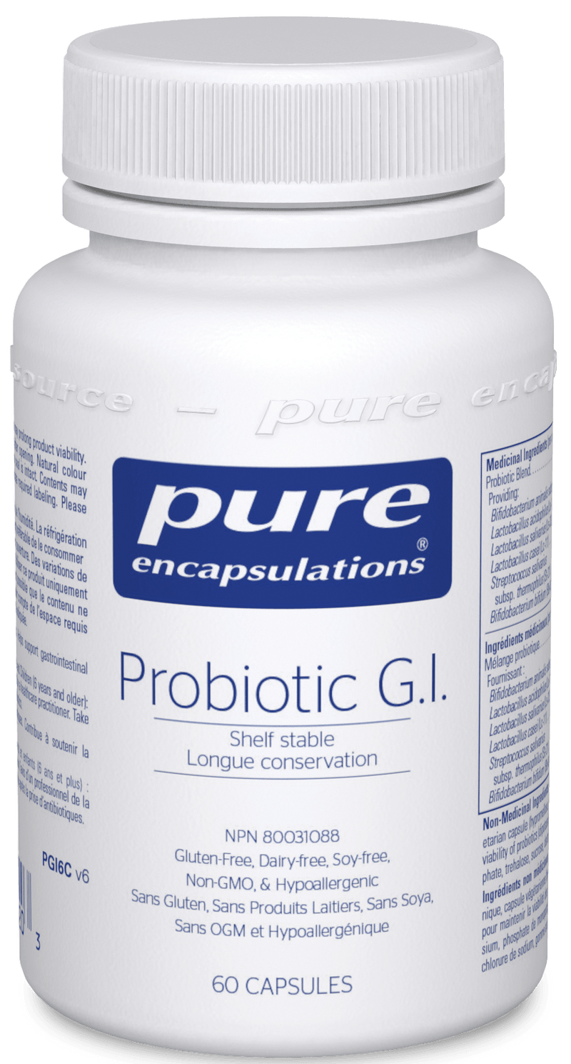 Pure Encapsulations Probiotic G.I. 60 Capsules - Five Natural