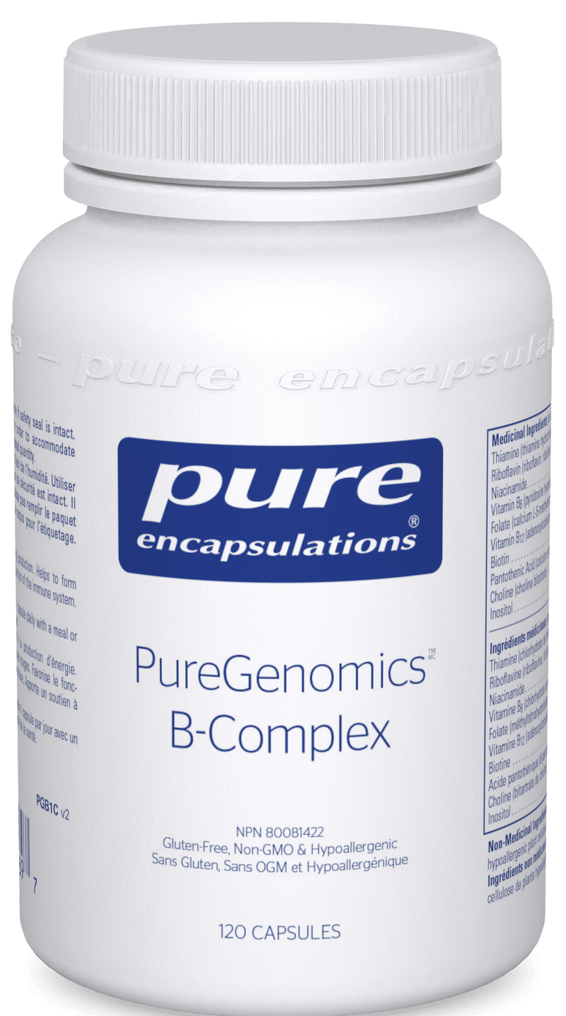 Pure Encapsulations PureGenomics™ B-Complex 120 Capsules - Five Natural