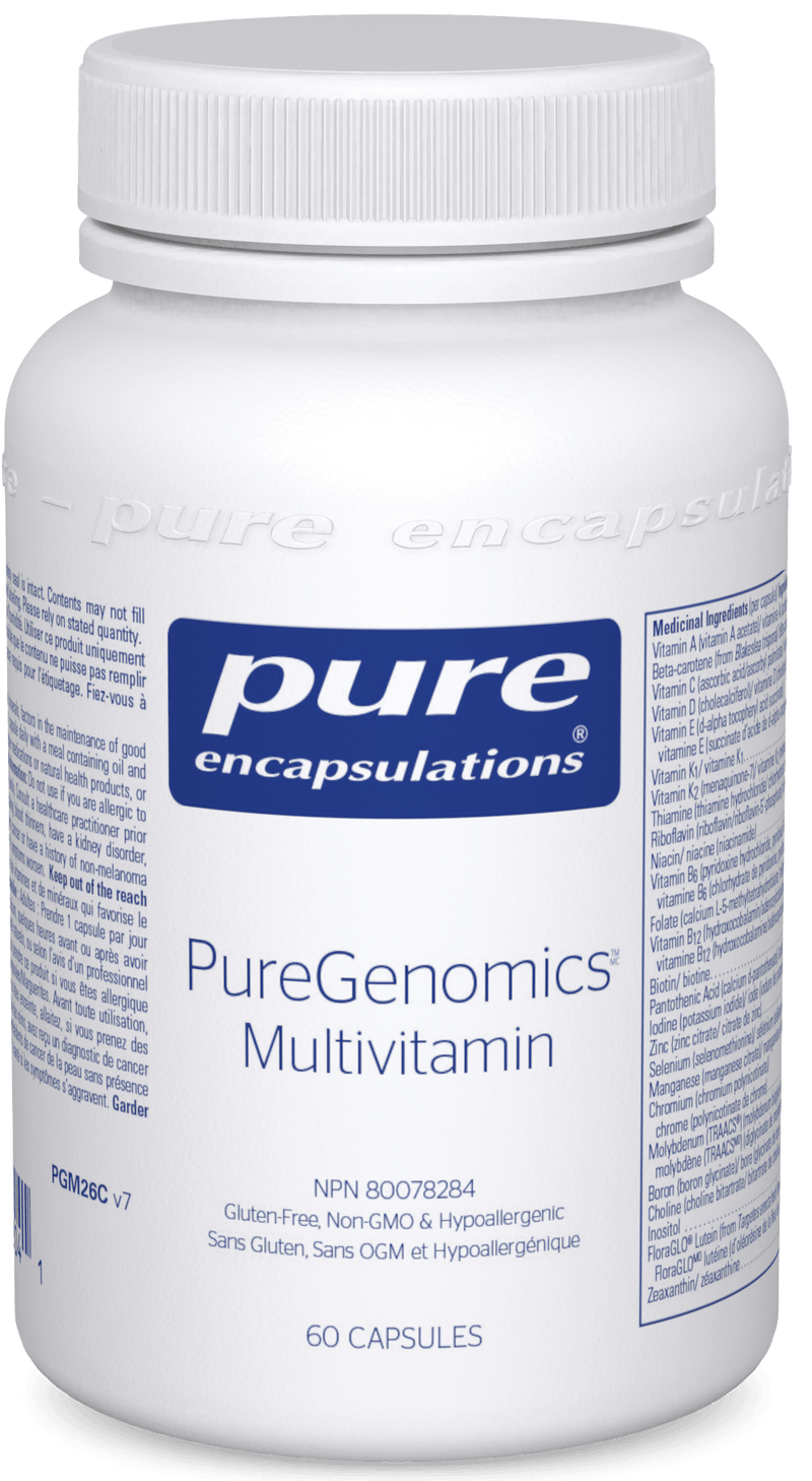 Pure Encapsulations PureGenomics™ Multivitamin 60 Capsules - Five Natural