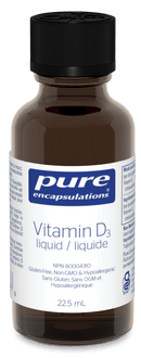 Pure Encapsulations Vitamin D3 liquid 22.5mL - Five Natural