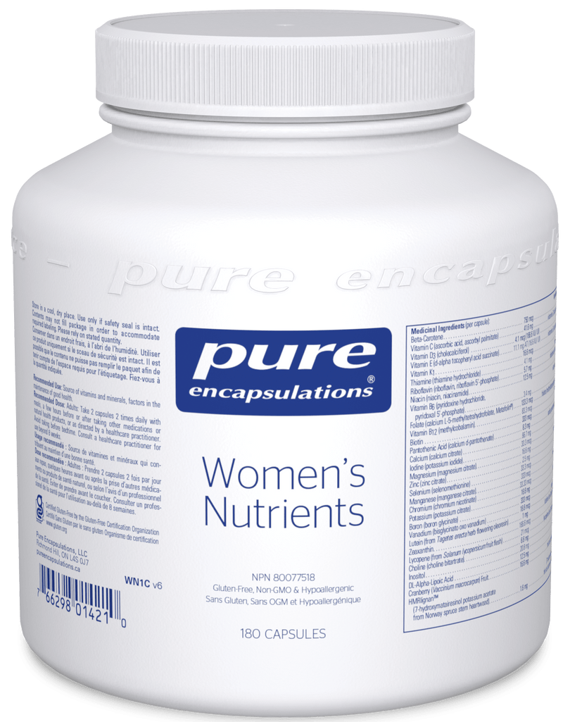 Pure Encapsulations Women’s Nutrients 180 Capsules - Five Natural