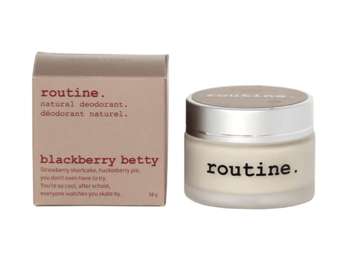 Routine Blackberry Betty Deodorant Jar 58g - Five Natural