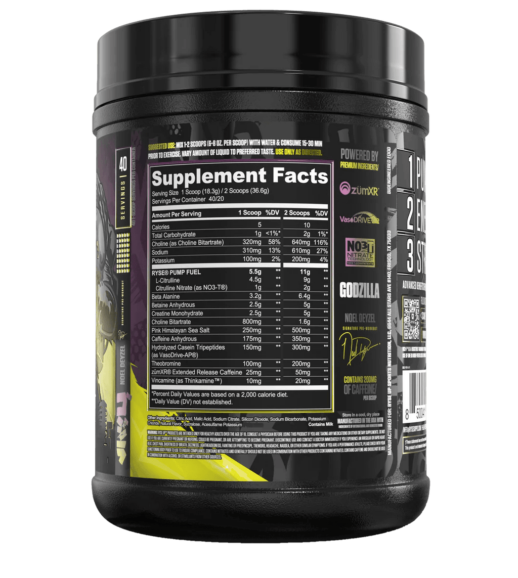 Ryse Godzilla Pre Blackberry Lemonade 40 Servings