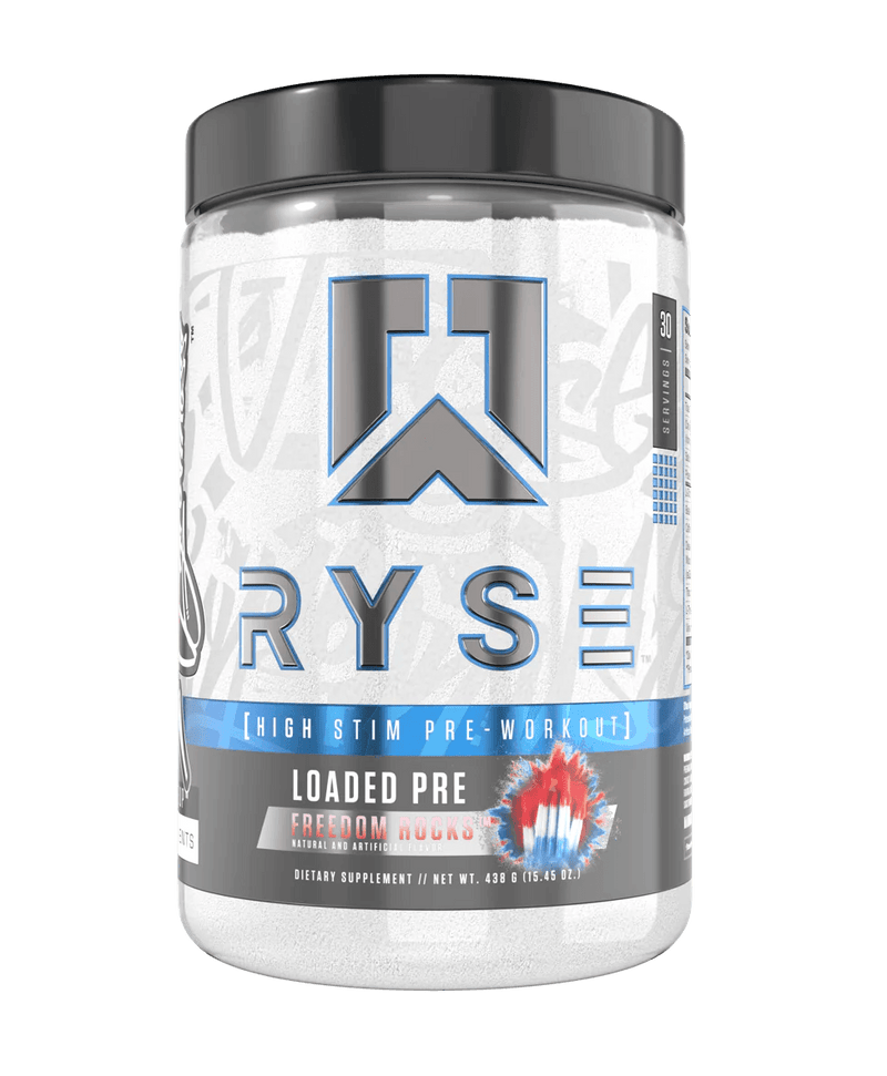 Ryse Loaded Pre - Freedom Rocks 30 Servings - Five Natural