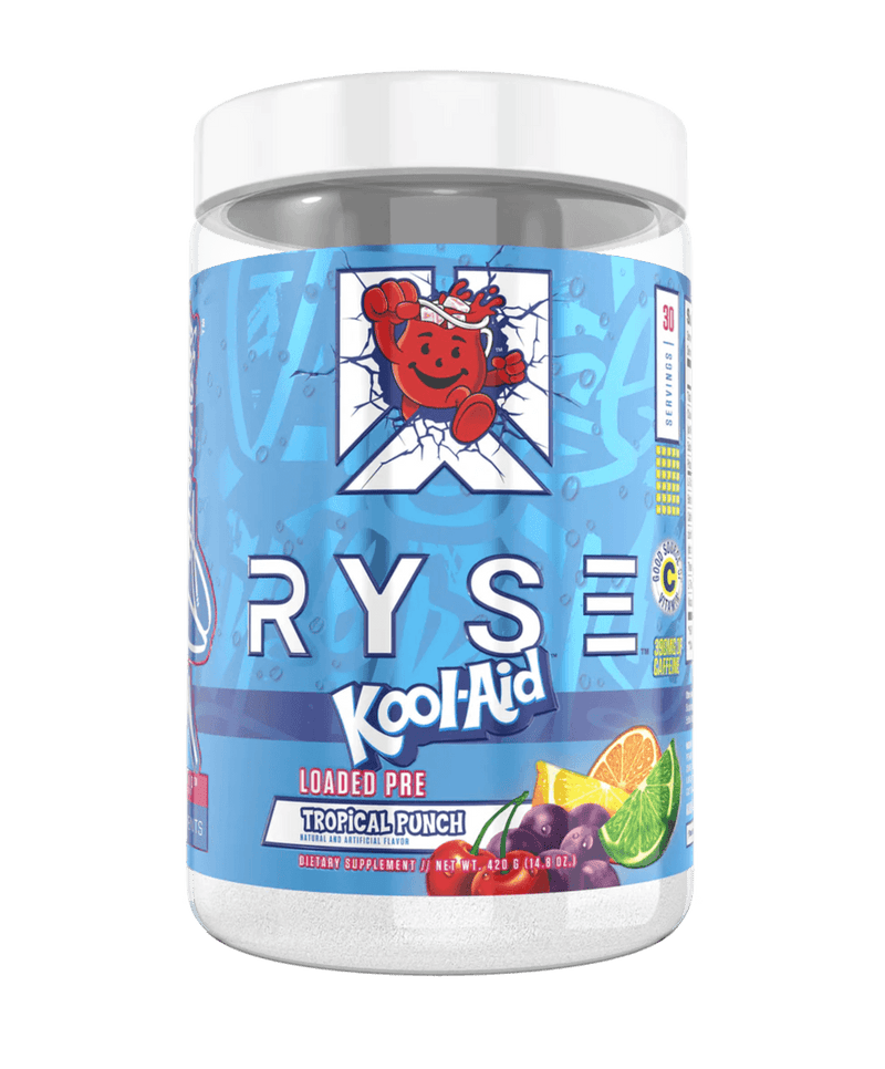 Ryse Loaded Pre - Kool-Aid Tropical Punch 30 Servings - Five Natural