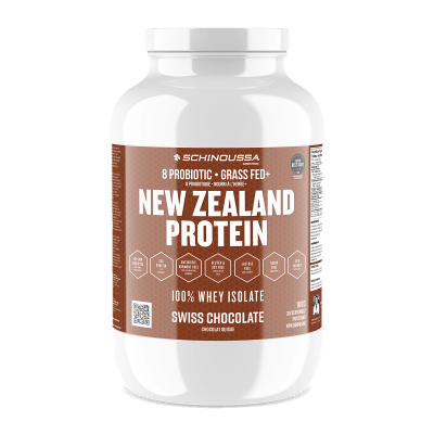 Schinoussa New Zealand Probiotic Whey Isolate Chocolate 910g - Five Natural