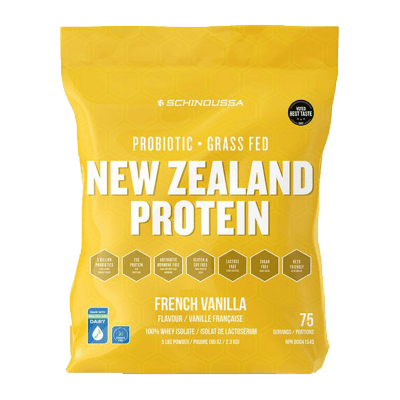 Schinoussa New Zealand Probiotic Whey Isolate Vanilla 5lbs - Five Natural