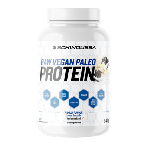 Schinoussa Raw Vegan Protein Vanilla 840g - Five Natural