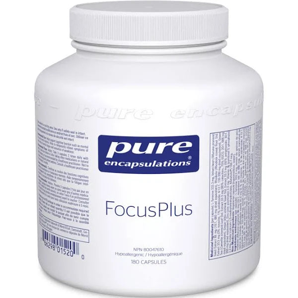 Pure Encapsulations FocusPlus 180 Capsules