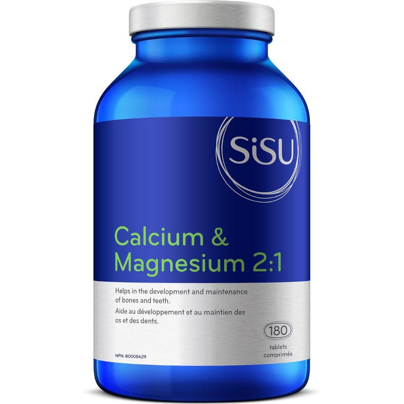 Sisu Calcium & Magnesium 2:1 with D2 180 Tablets - Five Natural