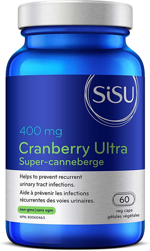Sisu Cranberry Ultra 400mg 60 Veg Capsules - Five Natural
