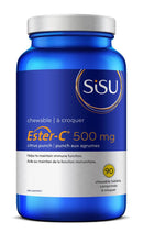 Sisu Ester-C 500mg Citrus 90 Chewable Tablets - Five Natural