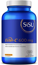 Sisu Ester-C 600mg 120 Veg Capsules - Five Natural