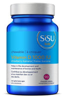 Sisu Kids Vitamin D3 1,000IU Strawberry Banana 90 Tablets - Five Natural