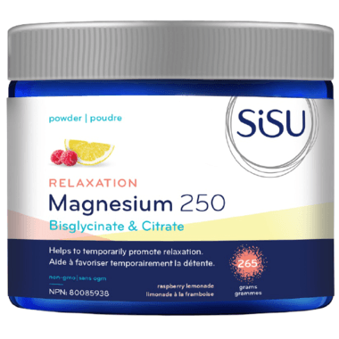 Sisu Magnesium 250 Relaxation Blend Powder Raspberry Lemonade 265g - Five Natural