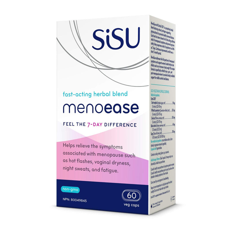 Sisu MenoEase with Estro G 60 Veg Capsules - Five Natural