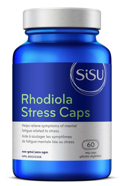 Sisu Rhodiola Stress 250mg 60 Veg Capsules - Five Natural