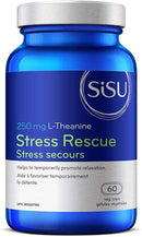 Sisu Stress Rescue 250mg L-Theanine 60 Veg Capsules - Five Natural