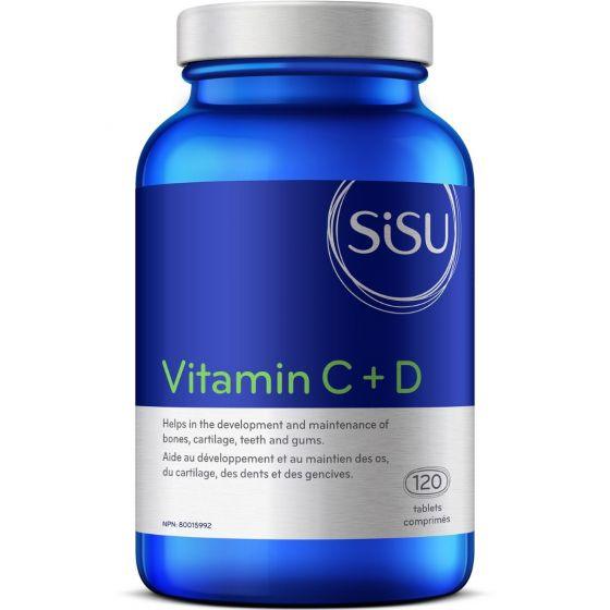 Sisu Vitamin C Plus D 120 Tablets - Five Natural