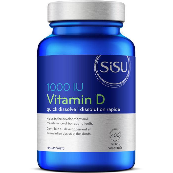Sisu Vitamin D3 1000IU 400 Tablets - Five Natural