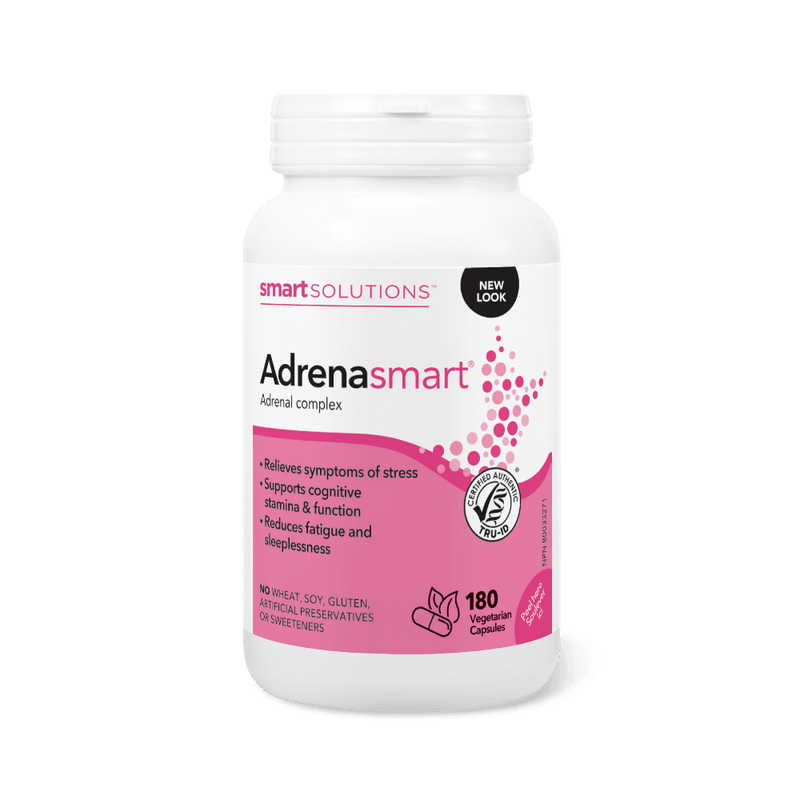 Smart Solutions ADRENAsmart 180 Veg Capsules - Five Natural
