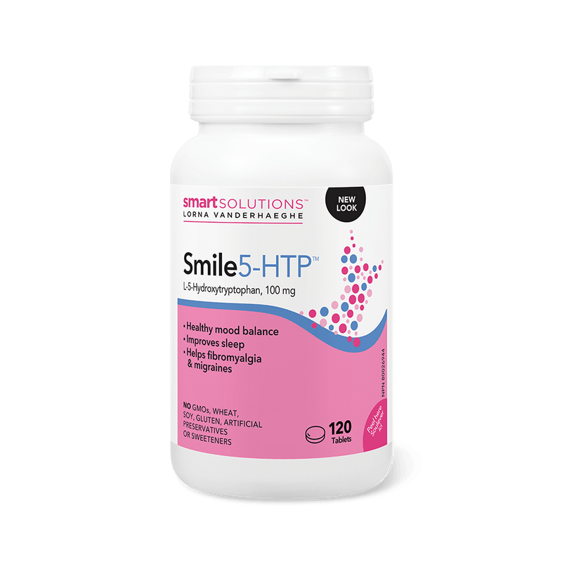 Smart Solutions SMILE 5-HTP 120 Veg Capsules - Five Natural