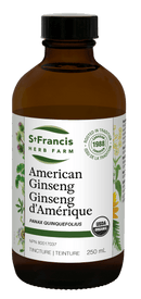 St. Francis American Ginseng 250mL - Five Natural