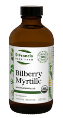 St. Francis Bilberry Leaf & Berry 250mL - Five Natural