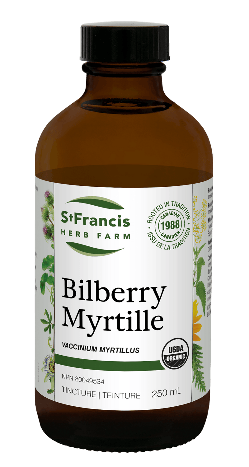 St. Francis Bilberry Leaf & Berry 250mL - Five Natural