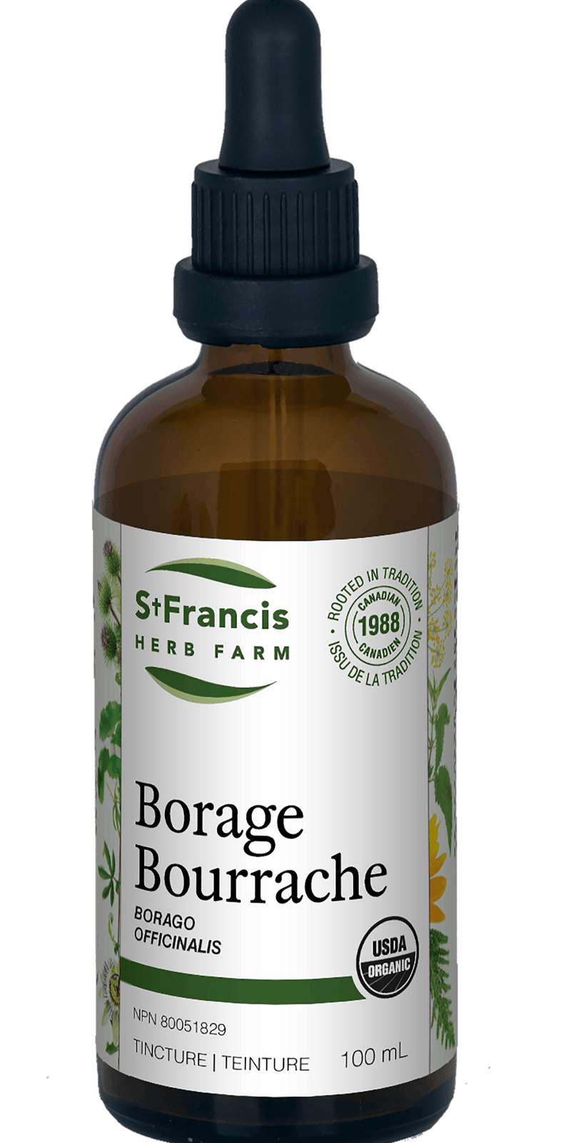 St. Francis Borage 100mL - Five Natural