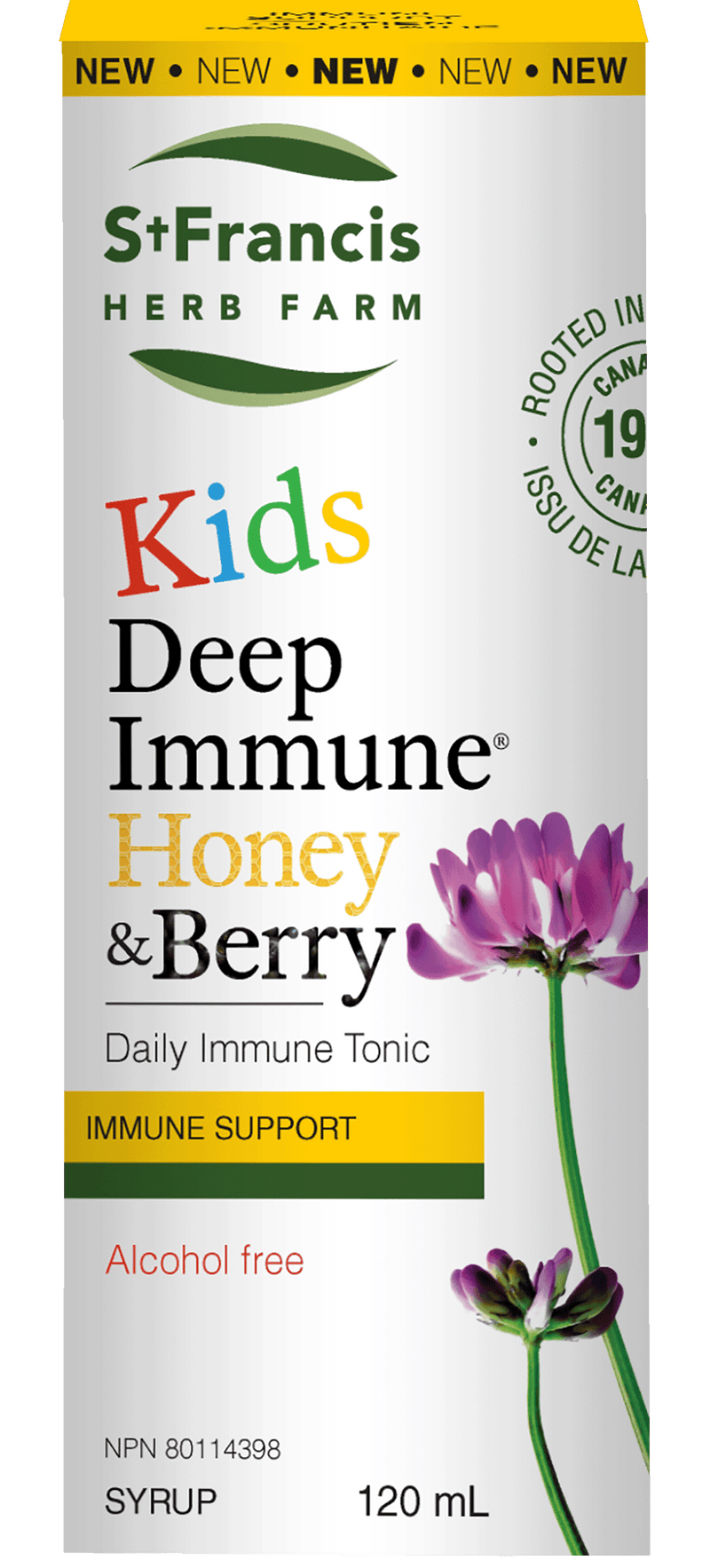 St. Francis Deep Immune® Kids Honey & Berry 120mL - Five Natural