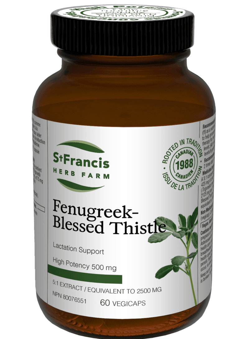 St. Francis Fenugreek-Blessed Thistle 5:1 Extract 60 Capsules - Five Natural