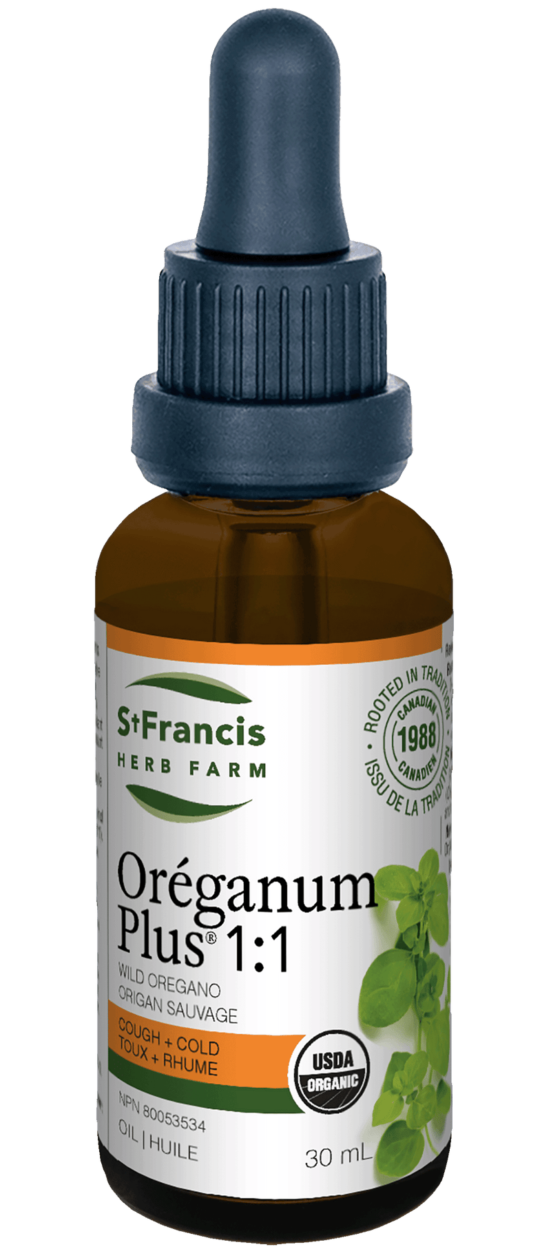 St. Francis Oreganum Plus® 1:1 30mL - Five Natural