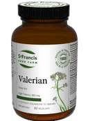 St. Francis Valerian 5:1 Extract 60 Capsules - Five Natural