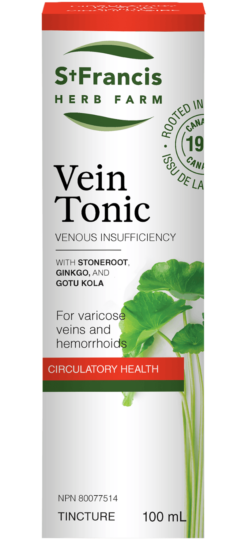 St. Francis Vein Tonic 100mL - Five Natural