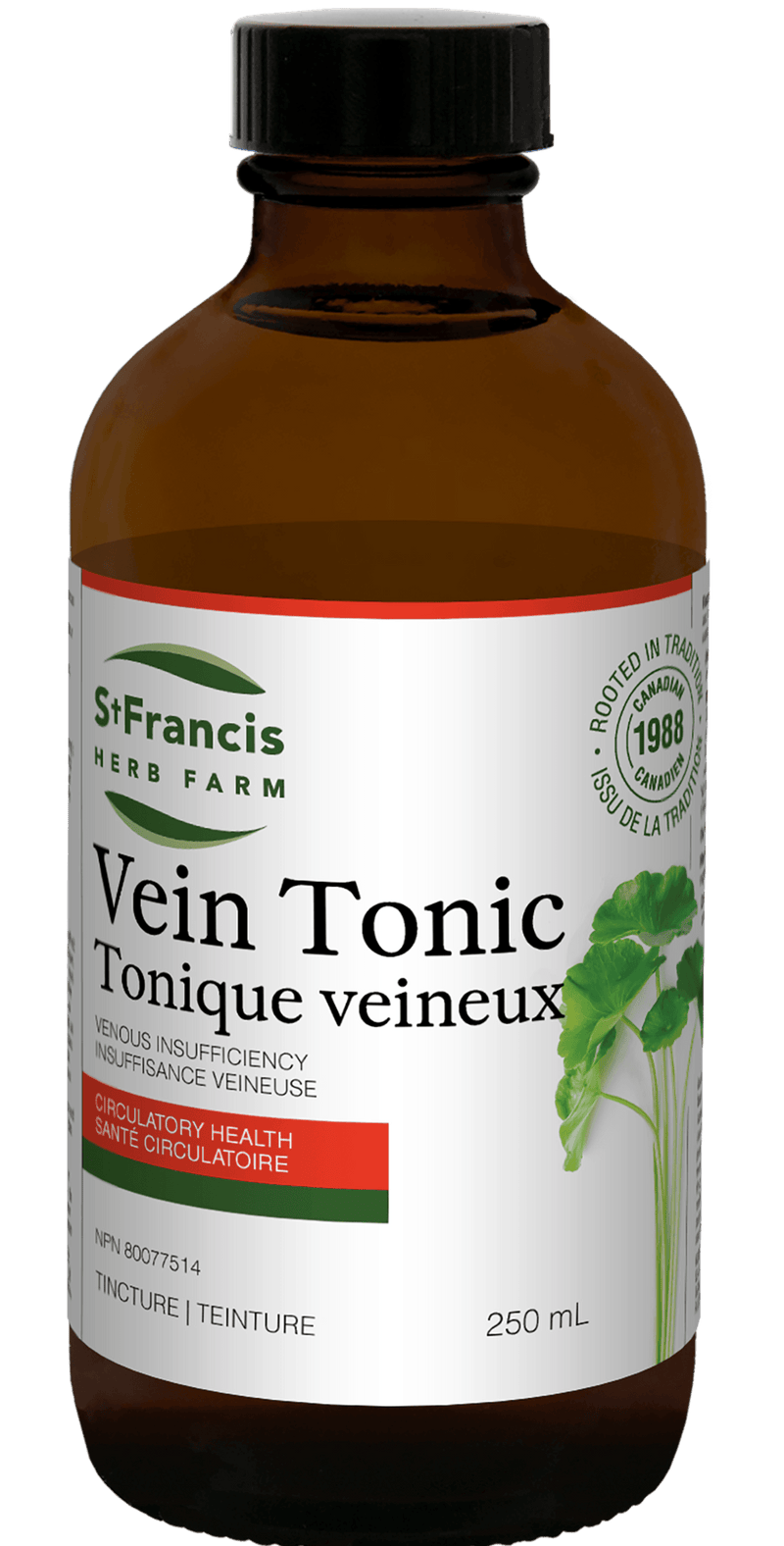 St. Francis Vein Tonic 250mL - Five Natural