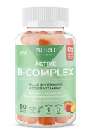 SUKU Vitamins Active B-Complex 60 Gummies - Five Natural