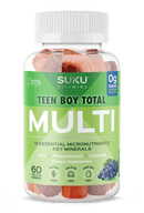 Suku Vitamins Teen Boy Total Multi 60 Gummies - Five Natural