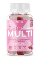 Suku Vitamins Teen Girl Total Multi 60 Gummies - Five Natural