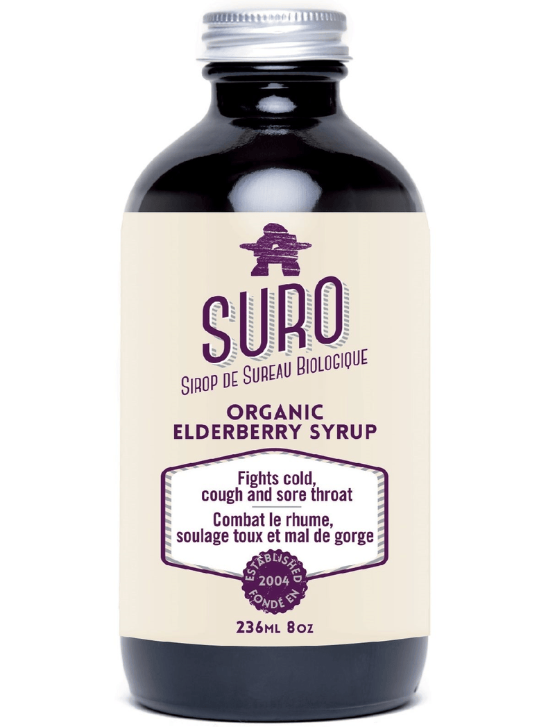 Suro Organic Elderberry Syrup Adult 236ml - Five Natural