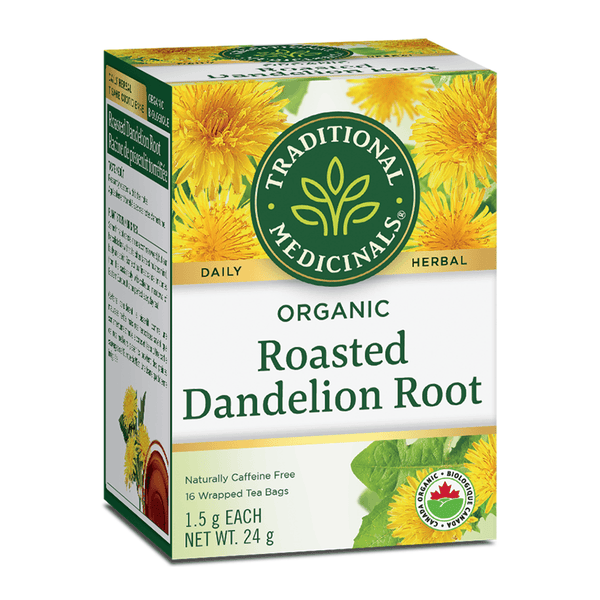 Traditional Medicinals Organic Roasted Dandelion Root 16 Bags - Five Natural