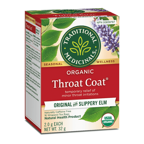 Traditional Medicinals Organic Throat Coat 16 Bags - Five Natural