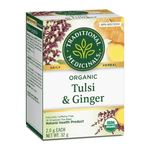 Traditional Medicinals Organic Tulsi With Ginger 16 Bags - Five Natural