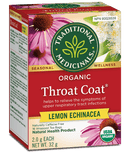 Traditional Medicinals Throat Coat Lemon Echinacea 16 Bags - Five Natural